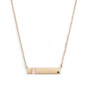 Lulu Dk X WWW Horizontal Bar Necklace